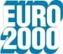 Logo con la scritta "EURO 2000" in blu e bianco.