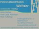 Visitenkarte: Podologiepraxis Weitzer in Kelheim, Kontakt: 09441/1759846, www.podologie-weitzer.de