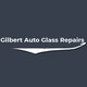 Text "Gilbert Auto Glass Repairs" with a sleek design on a dark background.
