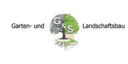 Logo von G&S Garten- und Landschaftsbau mit Baum in zwei Farben, Grau und Grün.