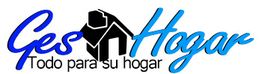 Logo de Ges Hogar con texto "Todo para su hogar" y una casa negra estilizada.