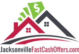 Logo featuring house shapes and a dollar sign, with text: Jacksonville Fast Cash Offers.