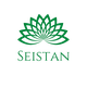 Logo verde de una flor estilizada con el texto "SEISTAN" debajo.