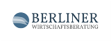 Logo der Berliner Wirtschaftsberatung mit blauem Kreis und stilisierten Linien.