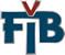 Logo mit den Buchstaben "FTB" in Blau, das "V" in Rot darüber.