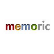Logo mit dem Wort "memoric" in rot, blau, gelb, grün und grau auf weißem Hintergrund.