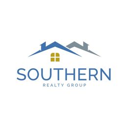 Logo: Southern Realty Group with blue rooftops and a yellow window icon above the text.
