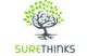 Logo of a brain-shaped tree with green leaves, titled "SURE THINKS".