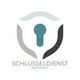 Logo mit Schloss-Symbol und Text "Schlüsseldienst".