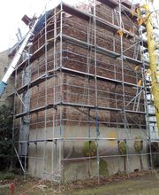 Nach entfernen des Efeubewuchs