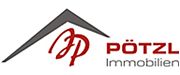 Logo von Pötzl Immobilien: Stilisierter Dachfirst mit den Buchstaben "DP".