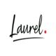 The word "Laurel" is written in black cursive with a red dot following it.