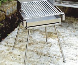 Besonderer Edelstahlgrill