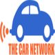 Blue car with wifi symbol above "The Car Network" text in orange.
