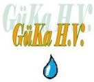 Logo mit Text "GüKa H.V." und einem blauen Wassertropfen darunter.