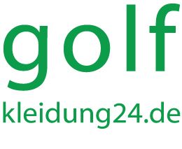 Textlogo in Grün: "golfkleidung24.de".