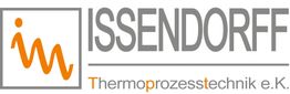 Logo von Issendorff Thermoprozesstechnik e.K mit orange-weißen Designelementen.
