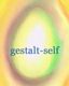 Texto "gestalt-self" sobre fondo degradado amarillo y verde.