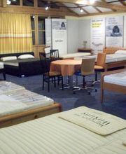 Matratzenabteilung im Obergeschoß