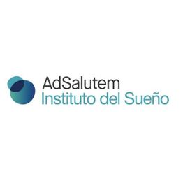 Logo de AdSalutem Instituto del Sueño con dos círculos entrelazados en tonos azules.