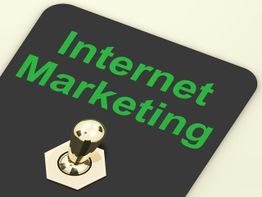 Switch labeled "Internet Marketing" with a toggle in the on position.