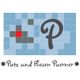Logo mit Mosaik und Buchstabe "P", darunter Text: "Putz und Fliesen Puerner".