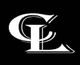 Schwarzes Bild mit einem stilisierten weißen "CL"-Logo in der Mitte.