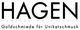 „HAGEN Hamburg am Rathaus, Goldschmiede für Unikatschmuck“ steht in schwarzer Schrift auf Weiß.