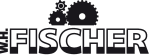 Logo: W.H. Fischer mit drei Zahnrädern oberhalb des Textes.