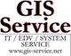 Textlogo: "GIS Service", IT/EDV/Systemservice, Website: www.gis-service.net.