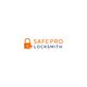 Logo of Safe Pro Locksmith with an orange padlock and key icon.