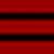 Rote Fläche mit zwei horizontalen schwarzen Streifen.