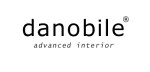 Logo von "danobile" mit dem Slogan "advanced interior" auf weißem Hintergrund.