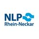 Logo von NLP Rhein-Neckar mit blauem Text und zwei blauen, verschlungenen Formen.