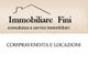 Pubblicità per "Immobiliare Fini": consulenza, servizi immobiliari, compravendita e locazioni.
