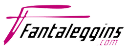 Logo "FantaLeggins" in rosa e nero su sfondo bianco.