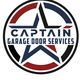 Logo: Captain Garage Door Services with a red, blue, and black star design.