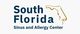 Logo of South Florida Sinus and Allergy Center with Florida map outline and nose illustration.
