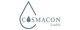 Logo der COSMACON GmbH: Ein Tropfensymbol über dem Firmenname in grauer Schrift.