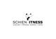 Logo mit einer Figur im Kick, Text: "SCHIEN FITNESS, Coaching, Personal Training, Kurse".
