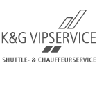 Logo von K&G VIPSERVICE mit Text: "Shuttle- & Chauffeurservice".