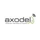 Logo von Axodel mit Text "Advanced Telematics by Kuantic" und grünem LKW-Symbol.