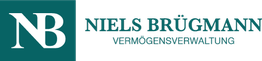Logo mit den Initialen "NB" und Schriftzug "Niels Brüggmann Vermögensverwaltung".