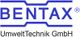 Logo von Bentax Umwelttechnik GmbH in blauer Schrift auf weißem Hintergrund.