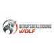 Logo mit Wolfskopf und Schriftzug: "Berufsbekleidung Wolf".