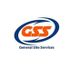 GSS logo with "General Site Services" text in blue, encircled by a swoosh.