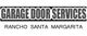 "Garage Door Services logo, Rancho Santa Margarita."