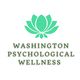 Green lotus logo with text "Washington Psychological Wellness" below.