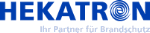 HEKATRON-Logo mit dem Text: "Ihr Partner für Brandschutz" darunter.