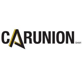 Logo mit dem Text "CARUNION GmbH" in schwarzer Schrift auf weißem Hintergrund.